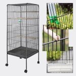 Wiltec volire pour oiseaux xl 146 x 54 x 54 cm cage petits oiseaux et