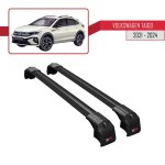 Compatible avec volkswagen taigo 2021 - 2024 barres de toit ace - 2 railing porte - bagages de voiture ...