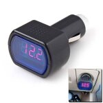 Voltmetre testeur de batterie auto voiture camion caravane 12v 24v allume - cigare