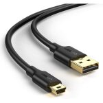 Volupack 0. 5m cble mini usb cble usb 2. 0 type a vers mini b charge et sync pour manette ps3 gopro ...