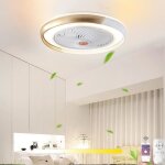 Vomi led ventilateur plafonnier plafond avec t�l�commande bois moderne silencieux lustre ventilateur ...