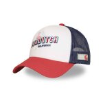 Von dutch casquette baseball trucker surf blanche orange et bleu marine