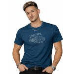 Vondutch - t - shirt homme coton aucun log r�gular col rond manches courtes - bleu (pi�ce)