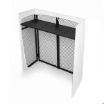 Vonyx dbc105 - table dj pliante pupitre avec housse de transport & housses lycra ? charge max 25 kg - ...