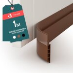 Vounot� bas de porte isolant coupe froid 100 cm marron