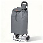 Vounot� chariot de courses 2 en 1 pliable 59l - caddie et diable - sac en oxford avec poche zipp�e - ...