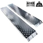 Vounot® lot de 2 rampe de chargement 135cm en acier galvanisé - 400kg max - rampe daccès antidérapante ... Vounot® lot de 2 rampe de chargement 135cm en acier galvanisé - 400kg max - rampe daccès antidérapante ...