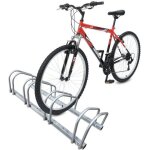 Vounot® râtelier range vélos - support pour 4 vélos - mural ou au sol - porte - vélo en acier revêtu Vounot® râtelier range vélos - support pour 4 vélos - mural ou au sol - porte - vélo en acier revêtu