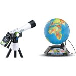 Vtech genius xl t�lescope vid�o interactif & globe terrestre �ducatif