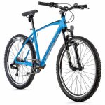 Vtt - leader fox - mxc 2023 - homme - bleu mat - cadre 16 pouces - 8 vitesses