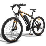 Vtt �lectrique fafrees f28 mt 275 noir 21 vitesses semi - rigide moteur 250w batterie 14. 5 ah