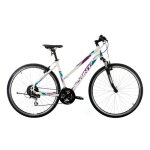 Vtt femme - sprint sintero - 28x480 - 24 vitesses - cadre blanc mat - violet - turquoise Vtt femme - sprint sintero - 28x480 - 24 vitesses - cadre blanc mat - violet - turquoise