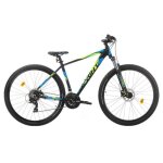 Vtt - sprint maverick - cadre aluminium - 21 vitesses - freins disc - noir / bleu / vert