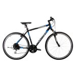 Vtt - sprint sintero man 28x560 - 24 vitesses - cadre noir mat - gris - cyan - homme