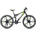 Vtt tout suspendu 275 scrawler noir - vert tc 51 cm ks cycling