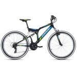 Vtt tout suspendu ks cycling zodiac noir - vert 26 - 21 vitesses - taille de cadre 48 cm