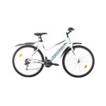 Vtt - velotec - 6st sense - femme - 18 vitesses - blanc / bleu