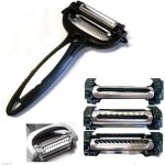 Vu a la tele !!! eplucheur 3 en 1 a julienne 3 lames acier