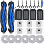 Vuszr lot de 25 accessoires pour aspirateur ecovacs deebot t50 max pro omni 2 brosses principales brosse ...