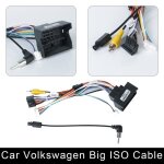 Pour vw big iso - autoradio android c�ble iso 2din lecteur st�r�o accessoires pour voiture pour kia suz ...