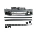 Pour vw golf 6 vi 08 - 13 r20 look pare - choc calandre grille drl bumper + jupes lat�rales