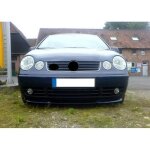 Pour vw polo 9n spoiler lvre lame infrieure pare - choc avant noir mat 2001 - 2005