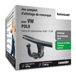 Vw polo bosal attelage de remorque rigide comprenant un faisceau de c�bles 7 broches - ann�e de construction ...