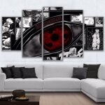 Vyn - 5601 toile de peinture dart anim� manga ninja sharingan affiche murale imprim�e tableau modulaire ...
