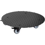 Wagner support  roulettes pour pot de fleur alaska black  38 x 75 cm