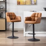 Wahson lot de 2 tabouret de bar en cuir pu chaise de bar réglable chaise haute cuisine pour bar - cuisine ... Wahson lot de 2 tabouret de bar en cuir pu chaise de bar réglable chaise haute cuisine pour bar - cuisine ...