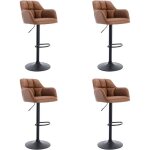 Wahson lot de 4 tabouret de bar en cuir pu chaise de bar réglable chaise haute cuisine pour bar - cuisinemarro ... Wahson lot de 4 tabouret de bar en cuir pu chaise de bar réglable chaise haute cuisine pour bar - cuisinemarro ...