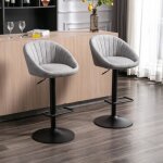 Wahson tabouret de bar lot de 2 chaise bar haute en tissu avec repose - pieds tabourets hauts pour bar ... Wahson tabouret de bar lot de 2 chaise bar haute en tissu avec repose - pieds tabourets hauts pour bar ...