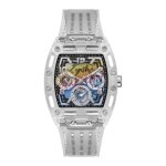 Montre - guess - gw0499g3 - homme - transparent - silicone - 5 atm