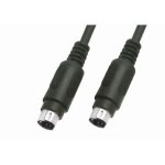 Waytex c�ble s - video (svhs) 4 broches mini - din 5 m - 2 fiches m�les noir