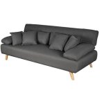 Canap� lit - weber industries - tromso - gris chin� - 3 places - convertible