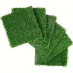 Gazon artificiel - welltin 36 pcs - dalles clipsables 30x30 cm - hauteur 35 mm - pe / pp trait� uv