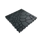 Welltin lot de 44 dalles de terrasse clipsables 30x30cm aspect pierre gris fonc� dalles ext�rieur jardin ...
