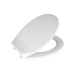 Abattant wc premium kos - wenko - blanc - frein de chute easy - close - fixation inox Abattant wc premium kos - wenko - blanc - frein de chute easy - close - fixation inox