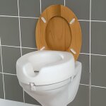 Wenko rehausseur wc adulte, rehausseur wc 12 cm, secura, capacit de charge 150kg, plastique, 41. 5x17x44 ...
