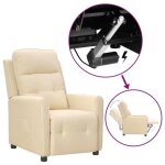 Wer - fauteuil releveur inclinable cr�me tissu3098204