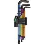 Clé 6 pans - wera - multicouleurs - jeu de 9 clés - corps gainé - code couleur taille Clé 6 pans - wera - multicouleurs - jeu de 9 clés - corps gainé - code couleur taille