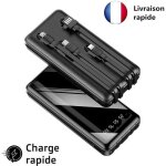 Weuiortn®23800mah batterie externe portable lcd power bank avec 4 lignes données convient tous les téléphones ... Weuiortn®23800mah batterie externe portable lcd power bank avec 4 lignes données convient tous les téléphones ...