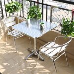 Whhu table carrée cuisine bar bistrot pliable hauteur réglable 60 * 60 * 70 / 110cm Whhu table carrée cuisine bar bistrot pliable hauteur réglable 60 * 60 * 70 / 110cm