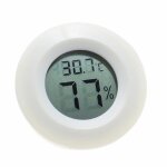 White - - mini thermom�tre num�rique lcd hygrom�tre jauge cong�lateur testeur capteur de temp�rature ...