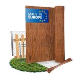 Wicker garden - canisse osier naturel 60x500 cm - brise - vue jardin balcon