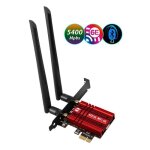Carte rseau wifi 6e - intel - ax210 - 5400 mbps - bluetooth 5. 2 - double bande