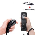 Wii u motion plus nunchuck manette noir