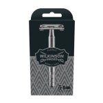 Wilkinson rasoir premium double tranchant + lames 5 unit�s