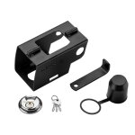 Wiltec antivol de remorque avec syst�me � charni�re cadenas 70 mm protection en acier contre le vol pour ...