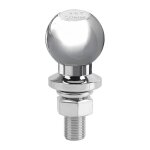 Wiltec boule dattelage 50 mm 35 t en acier au carbone t�te sph�rique droite 50 / 22 mm pour attelage ...